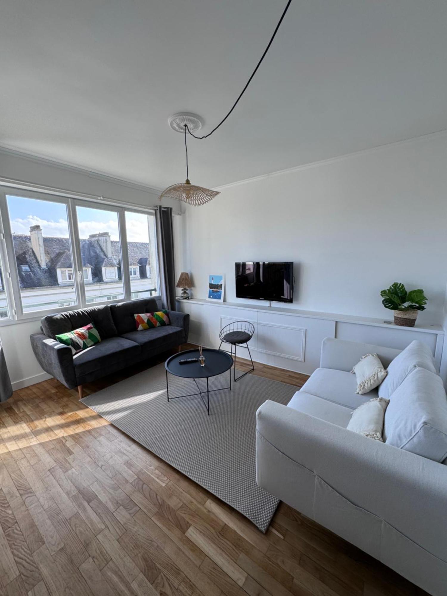 Charmant Appartement T3 Avec Balcon, Centre-Ville Лор'ян Екстер'єр фото